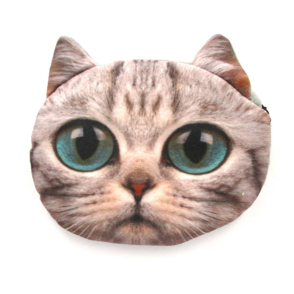 Wallet Animal Face Purse | Purses Animal Eyes | Animal Face Coin Purse - 3d  Cute Cat - Aliexpress